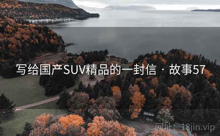 写给国产SUV精品的一封信 · 故事57