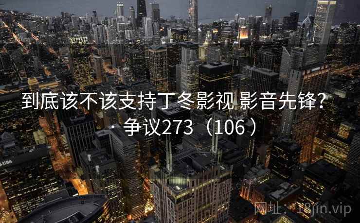 到底该不该支持丁冬影视 影音先锋？ · 争议273（106 ）